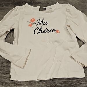 Ma Chérie Kids Long Sleeve Shirt - Cream